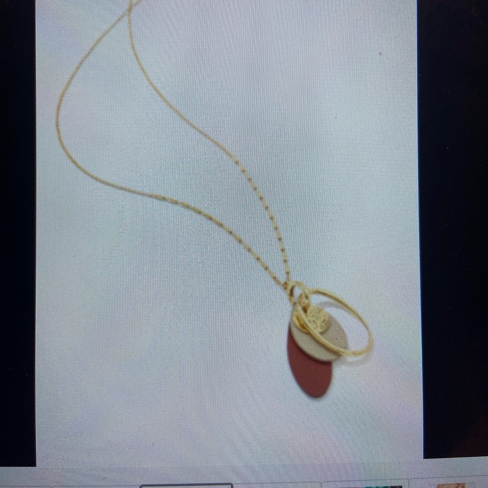 BRAND NEW SAMPLE-STELLA&DOT  Color Pop Versatile Pendant Gold